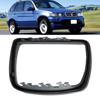 Накладное Кольцо Рамы Бокового Зеркала Двери LH RH Стекло Зеркала заднего Вида Автомобильный Аксессуар для BMW E53 X5 3.0d 3.0i 4.4i 1999-2006