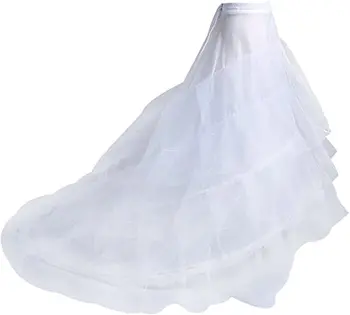 Белая Новая модная юбка-обруч, нижняя юбка для женщин, бальное платье, нижняя юбка с кринолином, 5 оборок