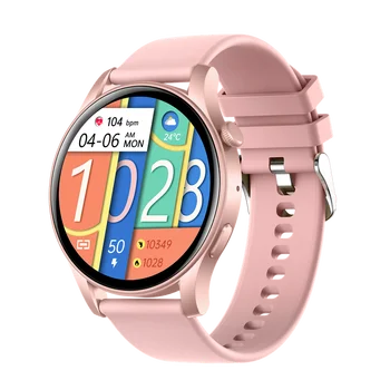Модные Смарт-часы KC88 Женские 1,43-дюймовые AMOLED Bluetooth Call AI Голосовой Помощник Пульсометр Спортивный Фитнес-Трекер Мужские Умные Часы