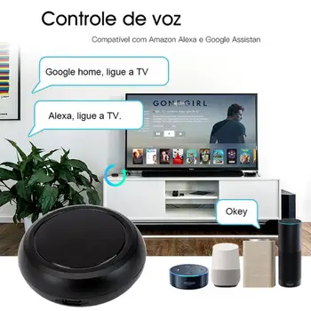 WIFI Tuya Smart IR Пульт дистанционного управления Универсальный инфракрасный контроллер для телевизора DVD AUD Поддержка умного дома Alexa Home