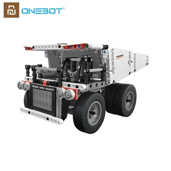 YouPin ONEBOT Mine Truck для детских строительных блоков, чисто механическое управление трансмиссией, высокая имитационная модель