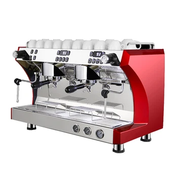 Espresso Group 2 Коммерческих автоматических кофемашины для приготовления эспрессо Профессиональные кофеварки для приготовления кофе-машины 3 кофемашины