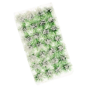Песочный стол Имитация материала своими руками Газон Искусственные растения Миниатюрный кустарник Декор из пластиковых зеленых листьев