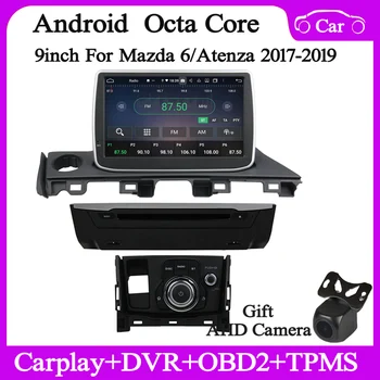 4 + 64G android12 Автомобильный мультимедийный плеер для mazda 6 atenza 2017-2019 gps navi аудио стерео головное устройство РАДИО DSP carplay