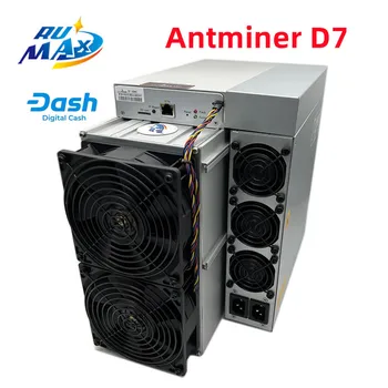 Используемая машина Antminer D7 bitcoin asic miner Dash для майнинга криптовалют Asic Miner Bitmain С блоком питания