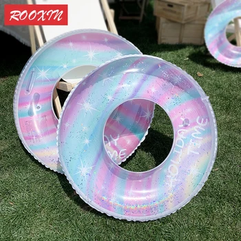 ROOXIN Kid Swim Ring Tube Float Надувная игрушка для детей, плавающее кольцо, поплавок для взрослых, круг для плавания, оборудование для водных игр в бассейне