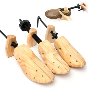 1 шт. двусторонняя деревянная подставка для обуви для мужчин и женщин, расширитель для обуви, регулируемые подрамники для обуви, формирователь для обуви Sawol
