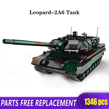 Новый XINGBAO 06040 Основной Боевой Танк Germay Leopard-2A6 Военная Модель Строительные Блоки Кирпичи Детские Игрушки Подарки На День Рождения