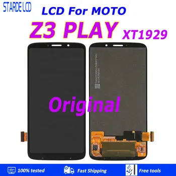 ЖК-дисплей для Motorola Moto Z3 Play ЖК-дисплей с сенсорным экраном в сборе Черные Запасные части для дисплея Moto Z3 Play XT1929