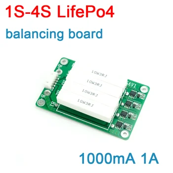 1S 2S 3S 4S Плата балансировки батареи Lifepo4 1000mA 1A ток 12V Баланс литий-железо-фосфата