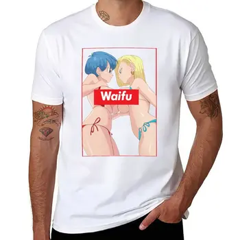 Новые футболки Bulma и C18 из материала waifu, мужские белые футболки