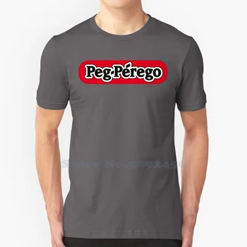 Футболка с логотипом бренда Peg Perego 2023, уличная одежда, футболки с графическим рисунком высшего качества