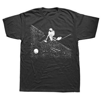 Новинка, футболка с астронавтом, пылесосящими звездами, Космонавт, хлопковая уличная одежда с коротким рукавом, подарки на день рождения, футболка в летнем стиле