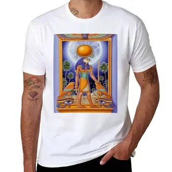 Новая футболка God Ra, топы больших размеров, забавные футболки, мужские хлопчатобумажные футболки