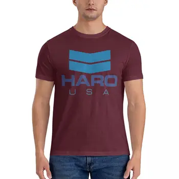Винтажная классическая футболка с логотипом Haro BMX, футболка с коротким рукавом, эстетическая одежда, футболки, футболка для мужчин