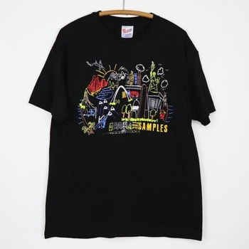 Рубашка The Samples Винтажная футболка 1993 The Last Drag Summer Tour Концертная футболка 1990-х Эл Лафлин Регги Фолк