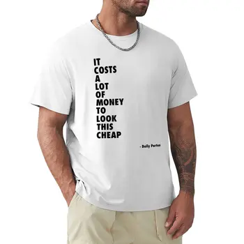 Выглядеть в этой дешевой футболке с цитатами стоит больших денег, мужская футболка оверсайз, спортивная рубашка с коротким рукавом, мужская футболка