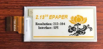 2,13-дюймовый 24-контактный SPI, черный, белый, желтый, экран дисплея электронной бумаги E-INK IL0373 Drive IC 212 * 104