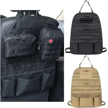 Тактические аксессуары Армейский чехол Molle, сумка для хранения, военная сумка для самостоятельной охоты на открытом воздухе, чехол для сиденья, органайзер для заднего сиденья автомобиля