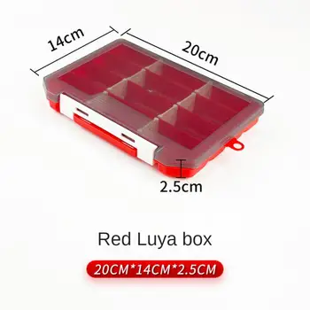 Многофункциональная Коробка для аксессуаров Luya Многофункциональная Коробка для аксессуаров Luya Коробка для аксессуаров Большой емкости Ящик для хранения поддельных приманок