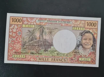 1992-2013 French Pacific оригинальные банкноты номиналом 1000 франков VF