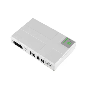 Источник Бесперебойного питания 5V 9V 12V Mini UPS POE 10400mAh Резервная Батарея для WiFi-Маршрутизатора CCTV (EU Plug)