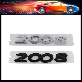 3D буквы премиум-класса ABS 2008 для автомобильного крыла 2008 года, наклейка на багажник, задний капот, эмблема, значок, наклейка