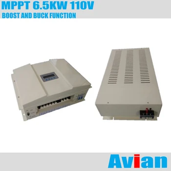 Гибридный Ветро-Солнечный контроллер MPPT мощностью 6,5 кВт 110 В, Одобренный CE, Бесплатное программное обеспечение для RS232 с функцией Boost Charing и Buck