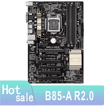 B85-A R2.0 Настольная материнская плата B85 LGA 1150 i7 i5 i3 SATA3 USB3.0 Оригинальная Б/у Материнская плата