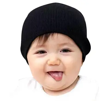 Мягкая шапка для маленьких мальчиков и девочек, детская зимняя теплая детская вязаная шапка BK Super Caps, Шапка на День памяти 2017 г.