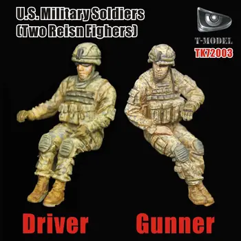 Футболка TK72003 1/72 солдат вооруженных Сил США [две фигурки из смолы] - набор масштабных моделей