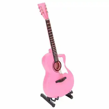 Модель гитары 18 см, модель музыкального инструмента, украшение для игры, отличные подарки
