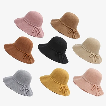 Новая Шляпа Женская Корейская Версия Солнцезащитной Шляпы рыбацкая Шляпа С Волнистым Краем