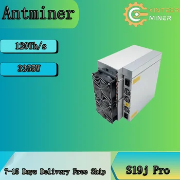 Новый Antminer S19j Pro + Miner 120T Asic Miner Bitmain Бесплатно Поставляет самые прибыльные майнеры Лучше, чем S19