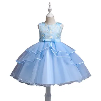 Детские вечерние платья от 3 до 10 лет, элегантное платье принцессы для девочек, Летние детские платья, Костюм для девочек, свадебное платье для девочек в цветочек