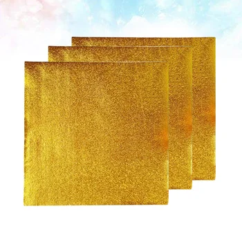 Бумага из алюминиевой фольги, бумага из золотой фольги, бумага для упаковки шоколада, подарочная упаковка, Апельсиновая корка для упаковки шоколада (золотистая)