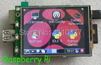 3,2-дюймовый 26PIN TFT ЖК-модуль с Сенсорной панелью XPT2046 для Raspberry Pi B/B + 320*240 SPI Интерфейс