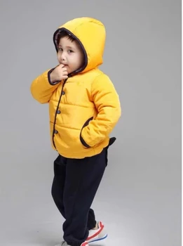 Дизайнерская розничная зимняя детская одежда для малышей, теплая куртка, платье, бесплатная доставка, в наличии Русский зимний детский костюм с подкладкой