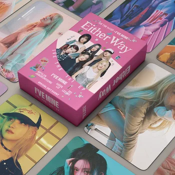 Kpop Idol 55 шт./компл. Lomo Card IVE I'VE MINE Альбом Открыток Новая Коллекция Подарков Для поклонников Фотопечати