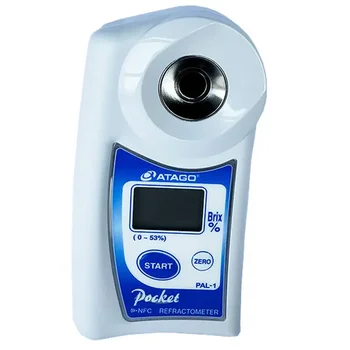 Цифровой рефрактометр PAL-1 Japan ATAGO digital sugar degree instrument измеритель концентрации смазочно-охлаждающей жидкости 0-53%