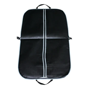 Портативный черный плотный чехол для пыли для одежды на молнии, чехол для хранения мужского костюма, пальто, складная сумка-вешалка для путешествий и бизнеса FK004
