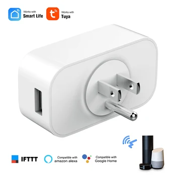 Mini Smart Plug WiFi Power Socket US Tuya APP Таймер Дистанционного Управления для Amazon Alexa и Google Home /IFTTT Голосовое Управление