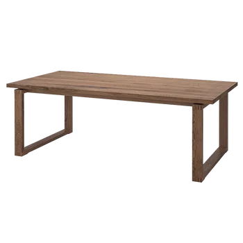 Обеденный стол в скандинавском минимализме из ясеня, длинный стол, большой дощатый стол, стол из цельного дерева