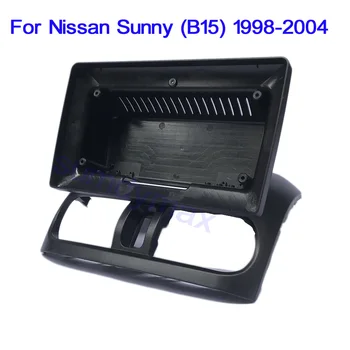 10,1-дюймовая панель автомобильного радиоприемника для Nissan Sunny B15 1998-2004 гг. Крепление панели автомобиля, установка приборной панели, Комплект отделки панели
