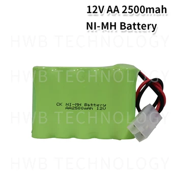 1 шт./лот, аккумуляторная батарея 12V AA 1800mAh ni-mh, перезаряжаемая батарея со штекером, бесплатная доставка