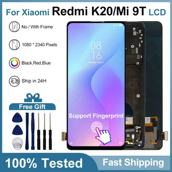AMOLED Для Xiaomi Mi 9T Mi 9T Pro ЖК-дисплей С Сенсорным Экраном Дигитайзер Для Redmi K20 K20 Pro LCD M1903F11G M1903F10G Запчасти для Дисплея