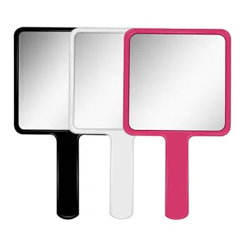 Ручное зеркало для макияжа для наращивания ресниц, Квадратное косметическое зеркало с ручкой, ручное зеркало для СПА-салона, компактные зеркала