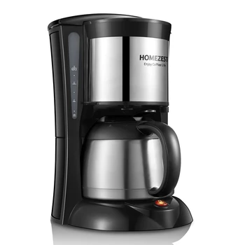 Кофеварка с фильтром Homezest CM-823BW, кофейные чашки с термокружкой, капельная машина