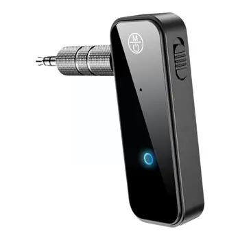 Автомобильный AUX Bluetooth 5,0 Адаптер 3,5 мм Разъем Беспроводной Аудиоприемник Громкой Связи Bluetooth Автомобильный Комплект Для Телефона Автоматический Передатчик O1I1