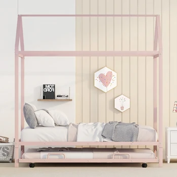 Спальня с современным дизайном, двухэтажная детская семейная кровать, односпальная кровать, молодежная кровать, двуспальная кровать, детская кроватка